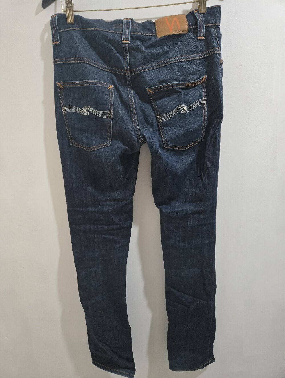 nudie jeans | thin finn | organic dry | Blue Denim Jeans | early 2000s - Picture 5 of 12